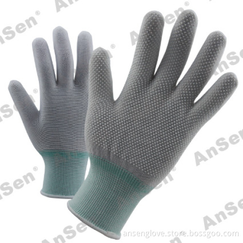 Carbon Mixed ESD Knitted Gloves (ASD1000-GREY)